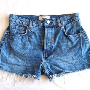 Women's Reformation Blue Jean Shorts Cut-offs Size 27